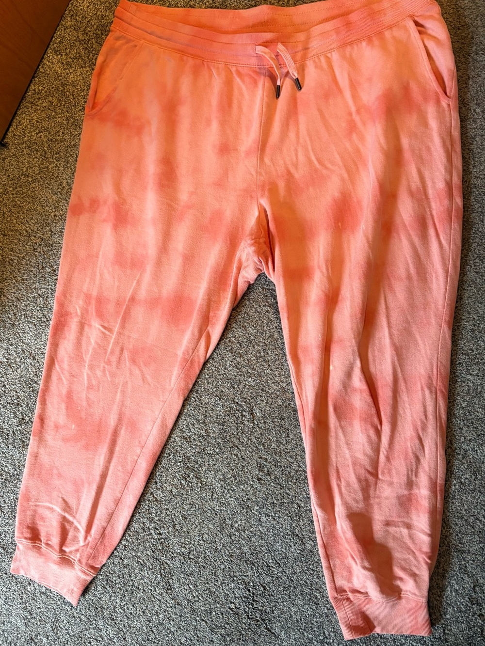 Women’s Old Navy Coral Tie-Dye Joggers, size XXL